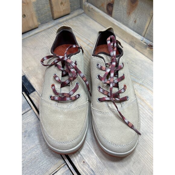 US7 CHACO NWOB Velleda Incense Beige Suede Comfort Sneaker J103156 Womens - Picture 4 of 10